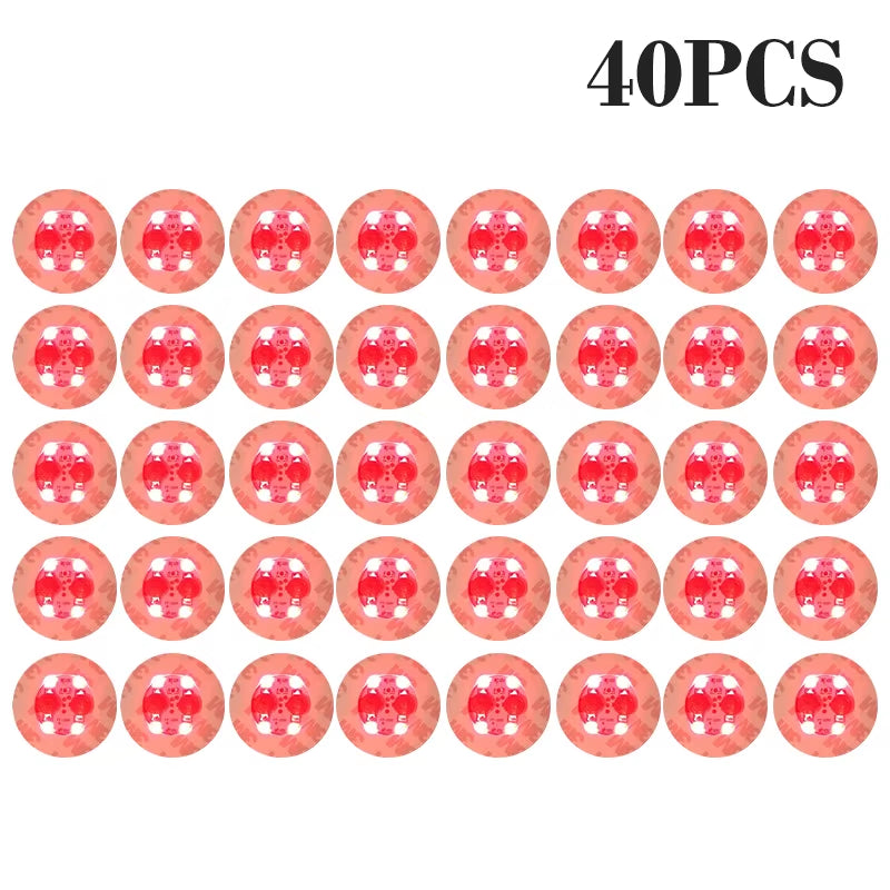 100Pcs LED Tableware Mat Cup Luminous Sticker Colorful Flashing Bottle Sticker Light-Emitting Coaster Stall Bar Light
