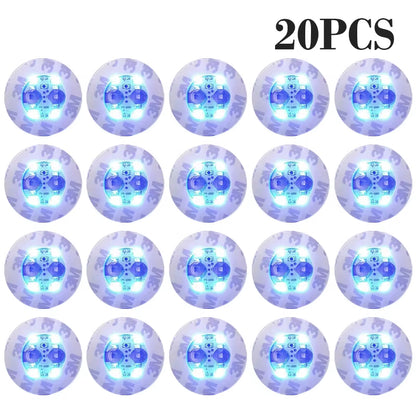 100Pcs LED Tableware Mat Cup Luminous Sticker Colorful Flashing Bottle Sticker Light-Emitting Coaster Stall Bar Light