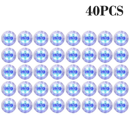 100Pcs LED Tableware Mat Cup Luminous Sticker Colorful Flashing Bottle Sticker Light-Emitting Coaster Stall Bar Light