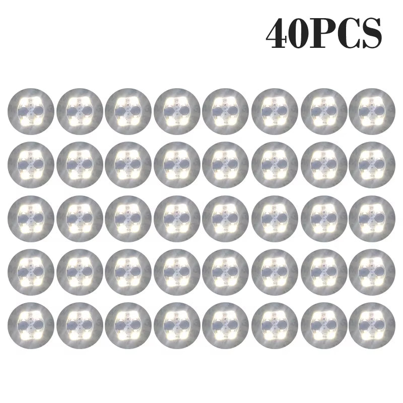 100Pcs LED Tableware Mat Cup Luminous Sticker Colorful Flashing Bottle Sticker Light-Emitting Coaster Stall Bar Light