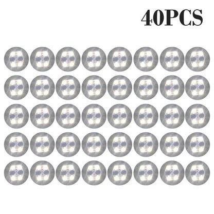 100Pcs LED Tableware Mat Cup Luminous Sticker Colorful Flashing Bottle Sticker Light-Emitting Coaster Stall Bar Light