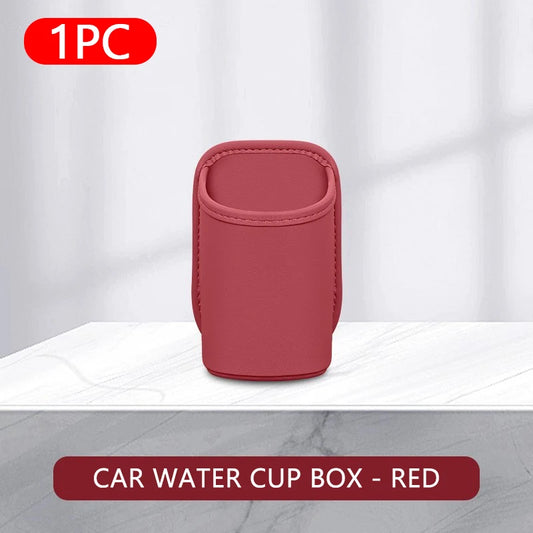 SEAMETAL Universal Car Door Cup Holder Box Back Clip Design Drink Rack Storage Bin Car Seat Back Water Cup Box Organizer Pocket
