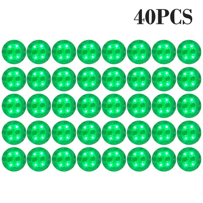 100Pcs LED Tableware Mat Cup Luminous Sticker Colorful Flashing Bottle Sticker Light-Emitting Coaster Stall Bar Light