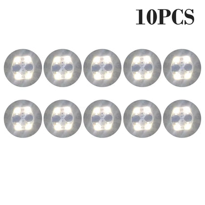 100Pcs LED Tableware Mat Cup Luminous Sticker Colorful Flashing Bottle Sticker Light-Emitting Coaster Stall Bar Light